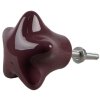 Clayre & Eef 65292 Deurknop ster Bordeaux Ø 4x3/6 cm