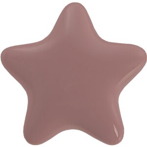 Clayre & Eef 65295 Deurgreep ster taupe Ø 4x3/6 cm