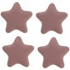 Clayre & Eef 65295 Deurgreep ster taupe Ø 4x3/6 cm