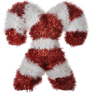 Clayre & Eef 65475 Kerstdecoratie Candy Cane Rood Wit...