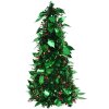 Clayre & Eef 65509 kerstboomdecoratie groen rood Ø 21x50 cm