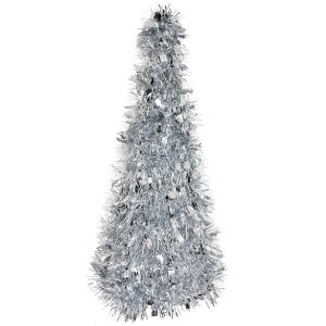 Clayre & Eef 65541M Decoratie kerstboom zilver...