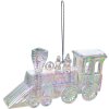 Clayre & Eef 65601 Decoratieve hanger regenboog locomotief 12x2x7 cm