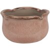 Clayre & Eef 6CE1717P Decoratie Bloempot Roze Ø 15x9 cm