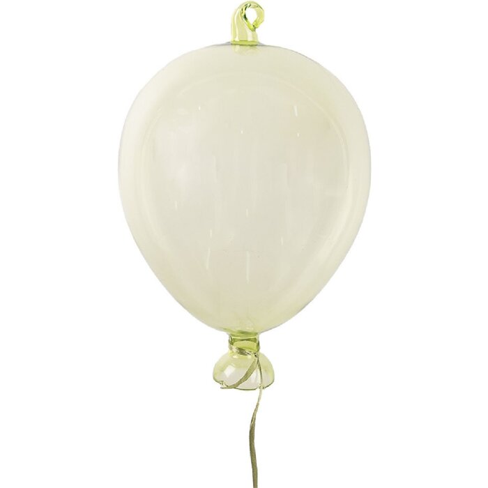 Clayre & Eef 6GL4437 Decoratie Hangende Ballon Glas Ø 7x14 cm