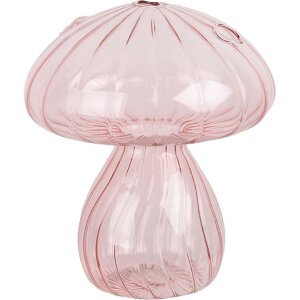 Clayre & Eef 6GL4474 Decoratieve Paddenstoel Roze...