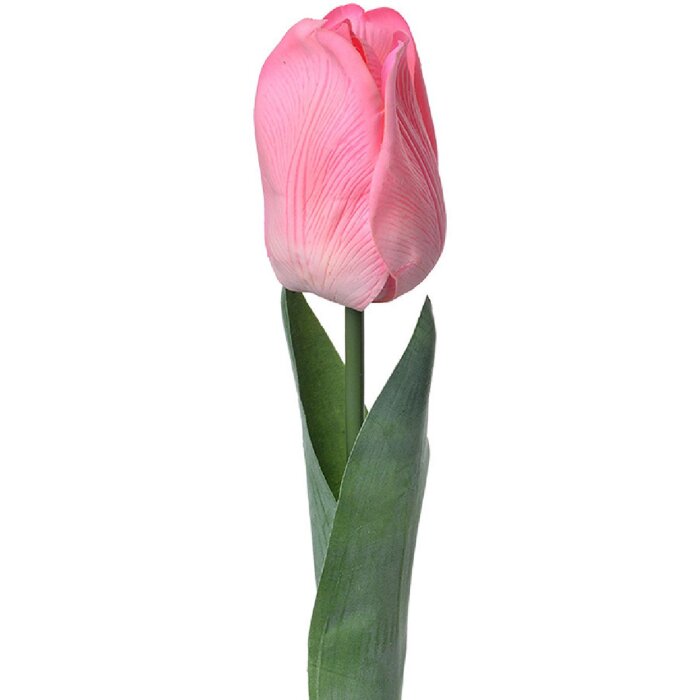 Clayre & Eef 6PL0236 Kunstbloem Tulp Roze 6x6x50 cm