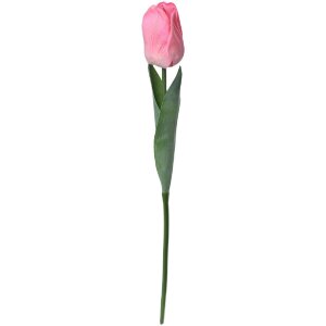 Clayre & Eef 6PL0236 Kunstbloem Tulp Roze 6x6x50 cm