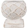 Clayre & Eef 6TE0511M Bloempot Wit Ø 18x17 cm