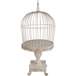 Clayre & Eef 6Y5591 Decoratie Vogelkooi Ijzer Antiek...