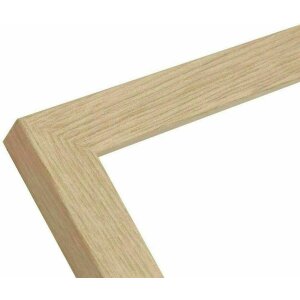 Deknudt houten lijst naturel hout S45SH licht donker 10x15 cm tot 70x100 cm blokprofiel