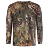 Stealth Gear T-shirt lange mouw camo bosopdruk maat M