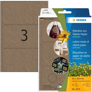 HERMA multifunctionele etiketten 52 x 100 mm Silphie...