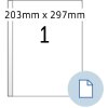 HERMA 8401 Etiketten A4 papier wit 203x297 mm 500 vellen/500 etiketten