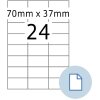 HERMA 8424 Etiketten A4 papier wit 70x37 mm 500 vellen 12000 etiketten