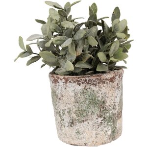 Clayre & Eef 6TE0526M Bloempot Terracotta Beige...