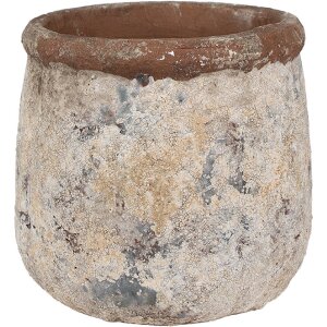 Clayre & Eef 6TE0527L Bloempot Terracotta Beige...