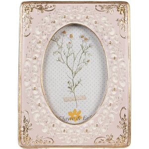 Clayre & Eef 2F1146 Fotolijst Roze Goud 15x2x20 cm...