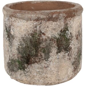 Clayre & Eef 6TE0516M Bloempot Beige Groen Ø...