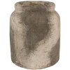 Clayre & Eef 6TE0516M Bloempot Beige Groen Ø 14x12 cm