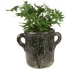 Clayre & Eef 6TE0521L Bloempot Groen 26x17x20 cm