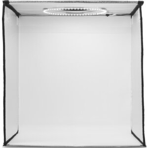 Hama Mobile Mini Photo Studio ToGo opvouwbare fotodoos LED ringlicht 50x50cm