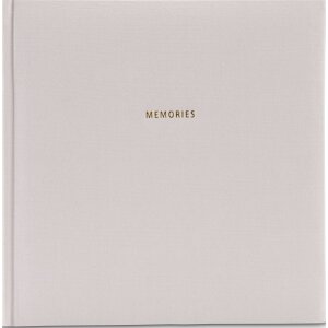 Hama Boek Album Memories 25x25cm 50 zwarte paginas Grijs