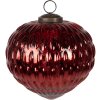 Clayre & Eef 6GL4524 Kerstbal rood Ø 13x13 cm