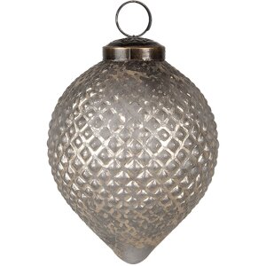 Clayre & Eef 6GL4694 Kerstboom Kerstbal Grijs Goud...