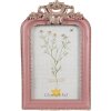 Clayre & Eef 2F1104 Fotolijst Roze Zilver 16x2x23 cm 13x18 cm