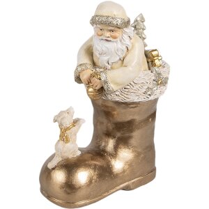 Clayre & Eef 6PR4167 Decoratie Kerstman in gouden...