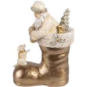 Clayre & Eef 6PR4167 Decoratie Kerstman in gouden...