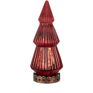 Clayre & Eef 6GL4569R Kerstboom met LED Rood Ø...