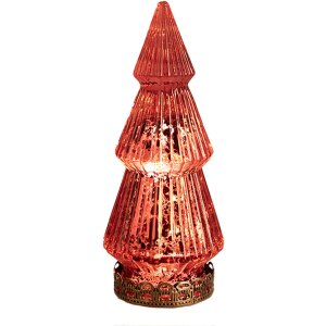 Clayre & Eef 6GL4569R Kerstboom met LED Rood Ø...