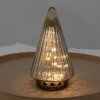 Clayre & Eef 6GL4571ZI Kerstboom met LED Ø 11x19 cm zilver