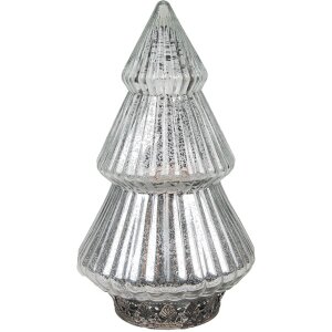 Clayre & Eef 6GL4573ZI Kerstboom met LED Zilver...