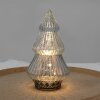 Clayre & Eef 6GL4573ZI Kerstboom met LED Zilver Ø 13x23 cm