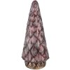 Clayre & Eef 6GL4586 Kerstboom met LED Ø 11x24 cm Paars