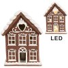 Clayre & Eef 6PR4359 Decoratiehuisje met LED 17x10x22 cm 3xAAA