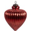 Clayre & Eef 6GL4548L Kerstbal rood Ø 13x17 cm