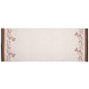 Clayre & Eef LFJ64 Tafelloper Paddenstoelen Beige Bruin 50x140 cm