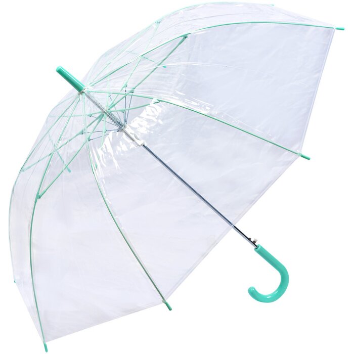 Juleeze JZUM0080GR Paraplu Transparant 58 cm groen