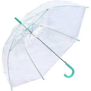 Juleeze JZUM0080GR Paraplu Transparant 58 cm groen