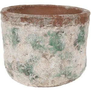 Clayre & Eef 6TE0530L Bloempot Ø 18x15 cm...