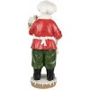 Clayre & Eef 5PR0124GG Decoratie Kerstman 26x20x59 cm