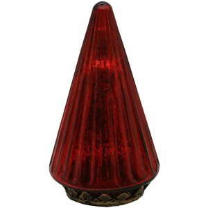 Clayre & Eef 6GL4571R Kerstboom met LED Rood Ø...