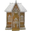 Clayre & Eef 6PR4191 Decoratiehuisje met LED 12x9x15 cm