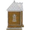 Clayre & Eef 6PR4191 Decoratiehuisje met LED 12x9x15 cm