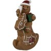 Clayre & Eef 6PR4195 Decoratie peperkoekman hert schommelfiguur 11x5x12 cm