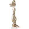 Clayre & Eef 6PR4227 Decoratie Vogel op klief 6x5x16 cm